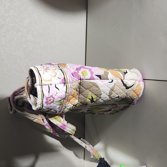 Vera Bradley floral shulder bag purse  side pocket side zip - Picture 5 of 13